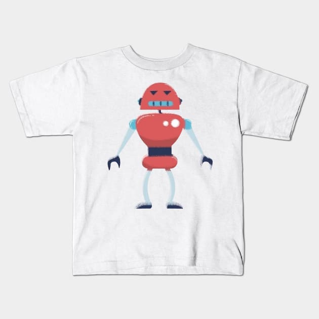 child service robot Kids T-Shirt by gaharui@